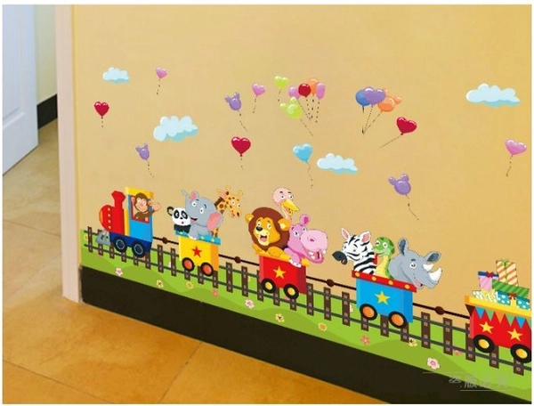 Decal đoàn tàu chở thú