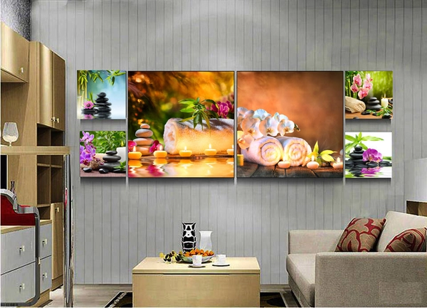 Tranh Treo Tường Spa Massage Chăm Sóc Dưỡng Da Thư Giãn