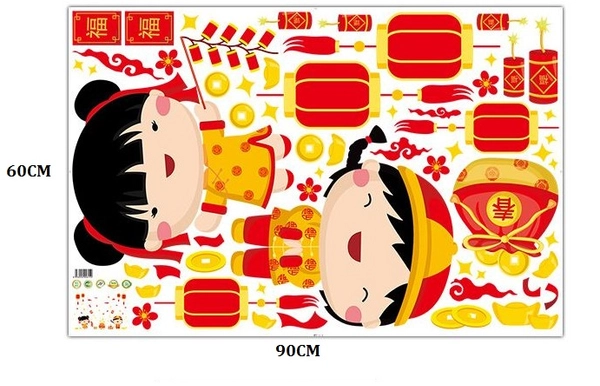 Decal Tiên đồng tặng vàng ngày tết 2