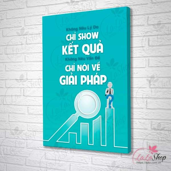Tranh treo tường không nêu lý do chỉ show kết quả
