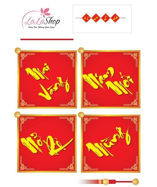 Decal mai vàng nở rộ mừng năm mới