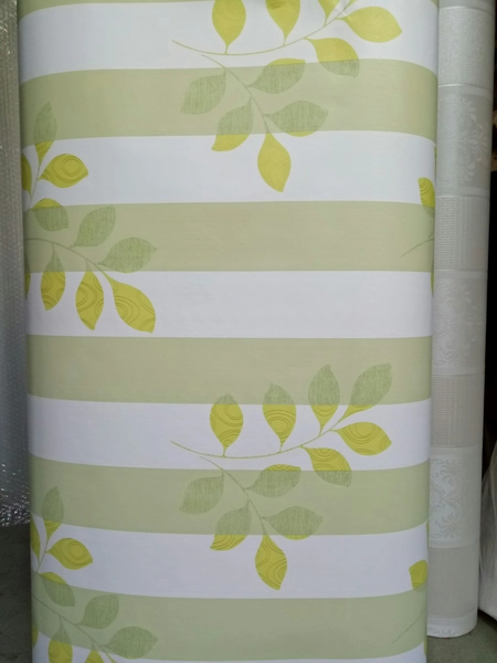 Giấy decal cuộn sọc xanh lá 3 khổ 0.9m