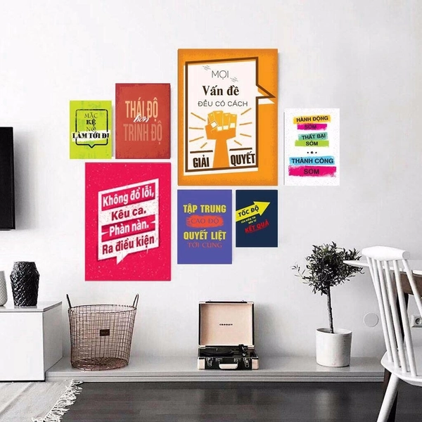 Tranh văn phòng combo 17