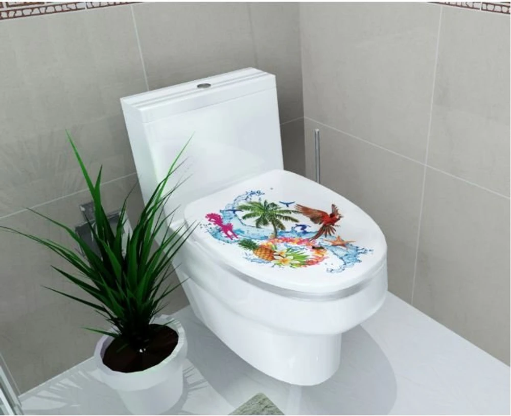 Dán toilet vẹt đuôi dài