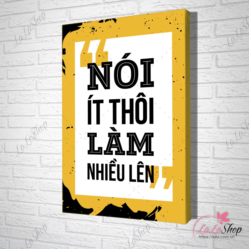 Tranh văn phòng nói ít thôi làm nhiều lên