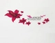 Decal dán tường Hoa ly đỏ
