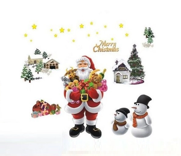 Decal dán tường Noel 2