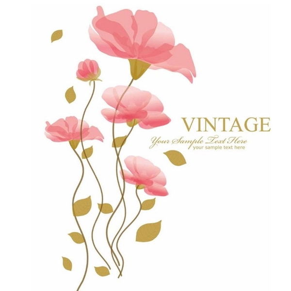 Decal dán tường Hoa anh thảo to