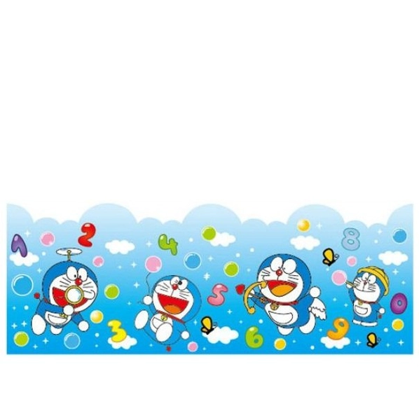 Decal chân tường đô rê mon