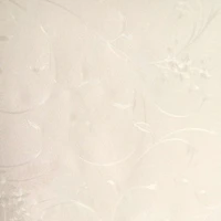 Decal cuộn dây leo hoa trắng kem nhỏ khổ 1m2(276)