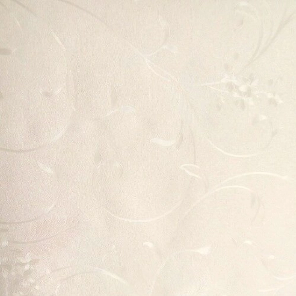 Decal cuộn dây leo hoa trắng kem nhỏ khổ 1m2(276)