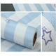 Giấy Decal cuộn sọc sao xanh