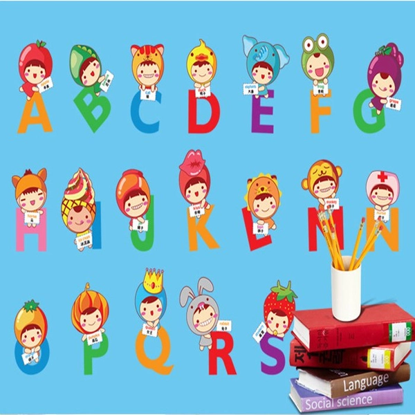 Decal dán tường chữ cái 2