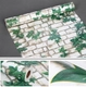 Giấy Decal cuộn giả gạch trắng dây leo xanh khổ 0,45m