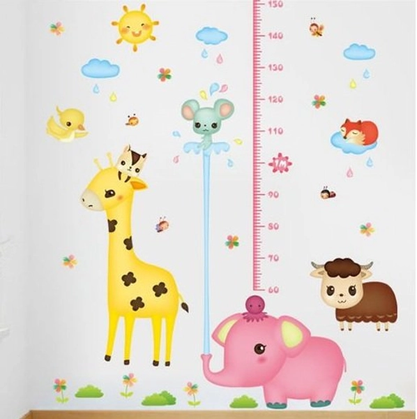 Decal thước đo voi hồng
