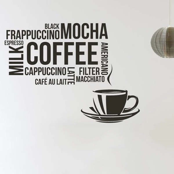 Decal dán tường Coffee 10