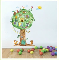 Decal dán tường nhà cây ngộ nghĩnh 5