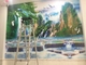 Tranh dán tường 3d sơn thủy