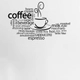 Decal dán tường coffee 9