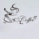 Decal dán tường Coffee