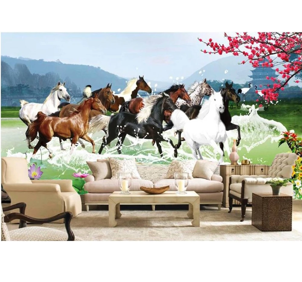 Tranh dán tường mã đáo