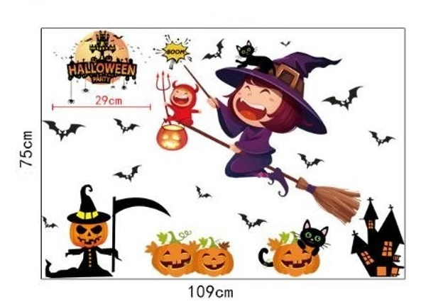 Decal 2 Mặt Halloween 4