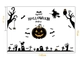 Decal dán tường trang trí Halloween 7