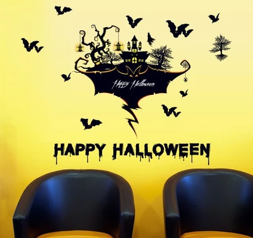 Decal dán tường trang trí Halloween 7