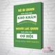 Tranh văn phòng người lạc quan luôn nhìn thấy cơ hội trong từng khó khăn