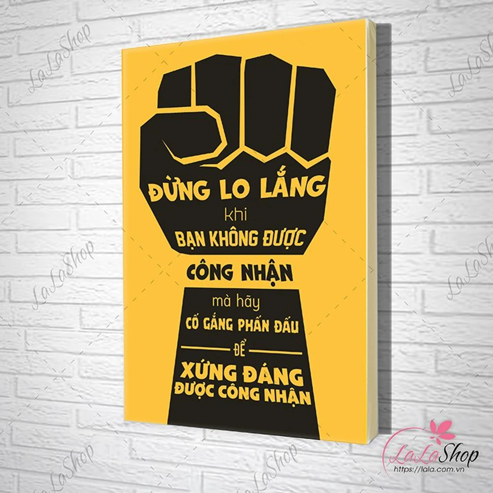 Tranh văn phòng đừng lo lắng khi bạn không được công nhận