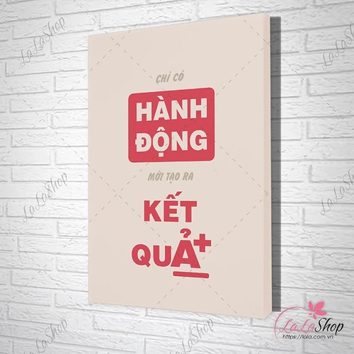 Tranh văn phòng chỉ có hành động mới tạo ra kết quả