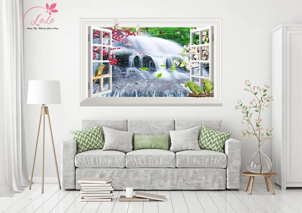 Tranh Cửa Sổ Thác Nước 3