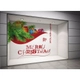 Decal dán tường Hộp quà Noel size lớn 60x60 (nền trắng đục)