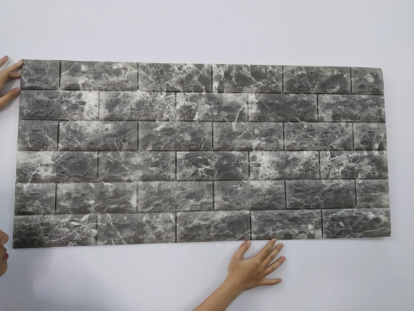 Xốp đá Hàn Quốc cao cấp màu xám vân đá