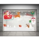 Decal dán tường Quà Noel của người tuyết (nền trắng đục)