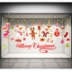 Decal dán tường Merry christmas và dây treo Noel
