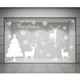 Decal dán tường Cây thông Noel và tuần lộc
