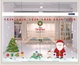 Decal trang trí noel combo ông già noel tặng quà
