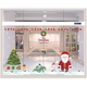 Decal trang trí noel combo ông già noel tặng quà