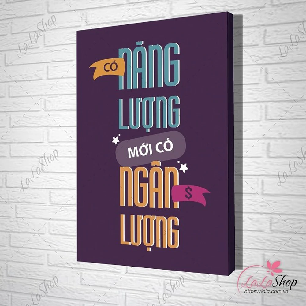 Tranh văn phòng có năng lượng mới có ngân lượng