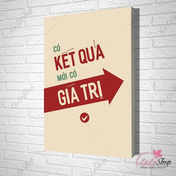 Tranh văn phòng có kết quả mới có giá trị