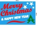 Decal noel merry christmas và happy new year