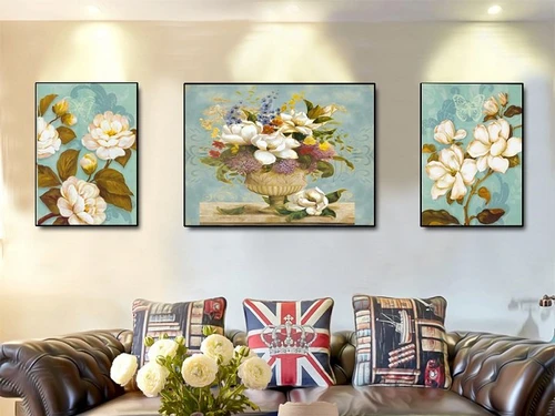 Tranh treo tường nghệ thuật bình hoa cổ điển (A-036)