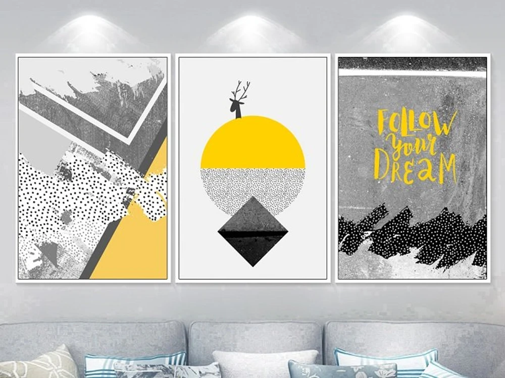 Tranh nghệ thuật trừu tượng Follow your dream (A-076)