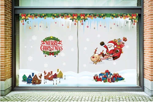 Decal trang trí noel combo Merry Christmas 3