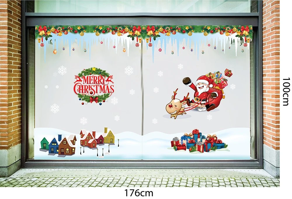 Decal trang trí noel combo Merry Christmas 3