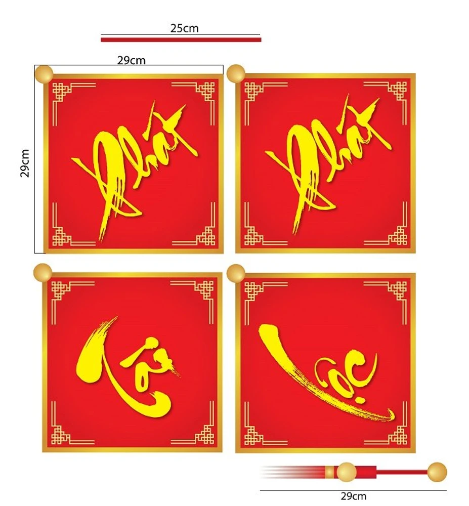 Decal phát tài phát lộc