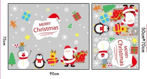 Decal trang trí noel Hoa tuyết giáng sinh