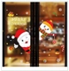 Decal 2 mặt trang trí noel ông già noel và người tuyết 3