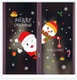 Decal 2 mặt trang trí noel ông già noel và người tuyết 3